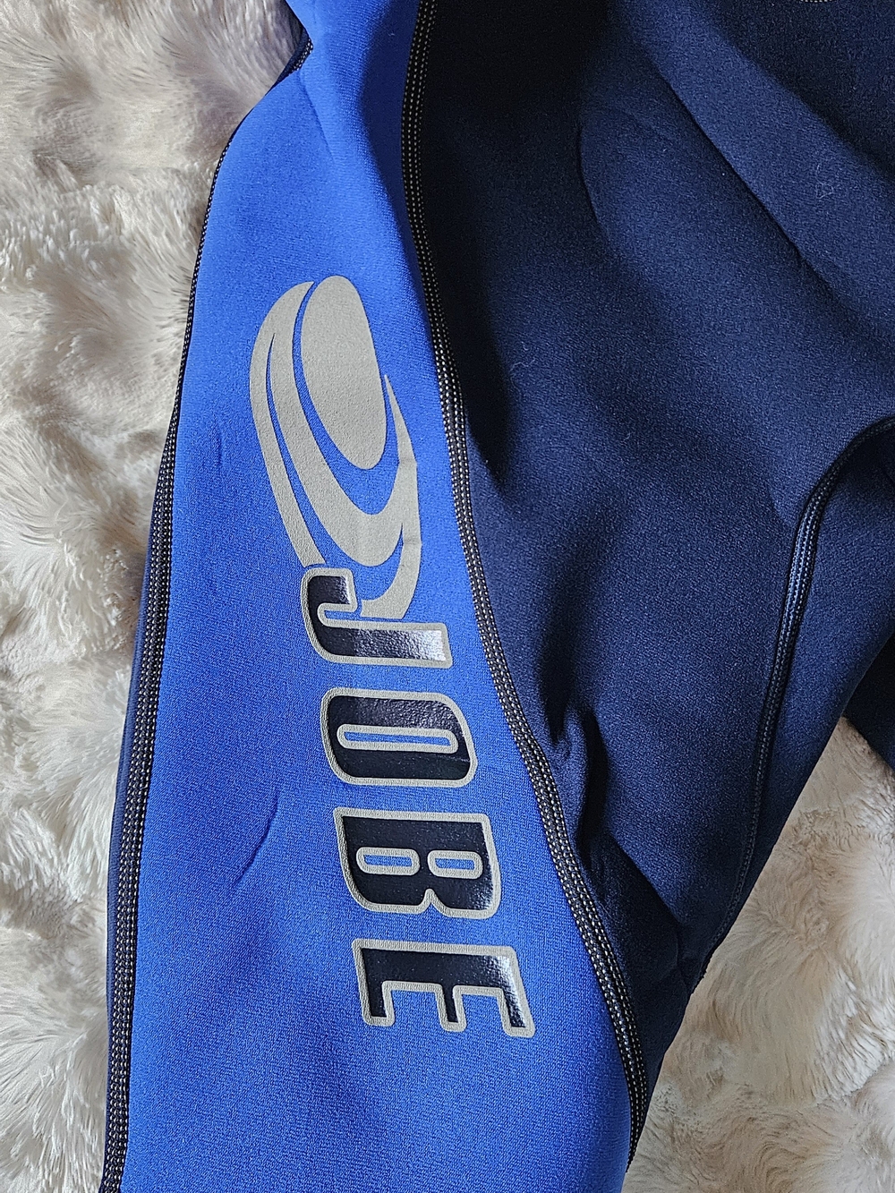 Men's Blue Neoprene Wetsuit Jacket